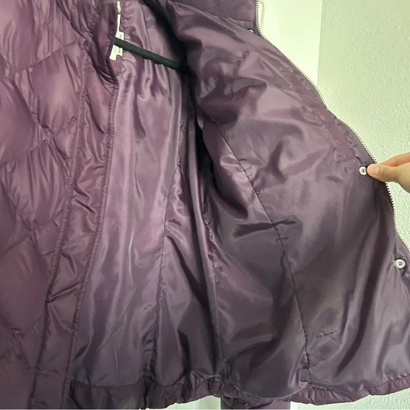 Eddie Bauer purple 700 down fill puffer jacket size XL - Picture 6 of 8